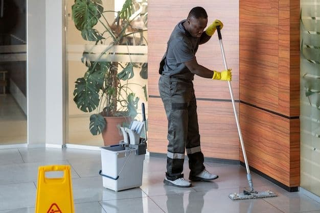 Our team cleaning 1
